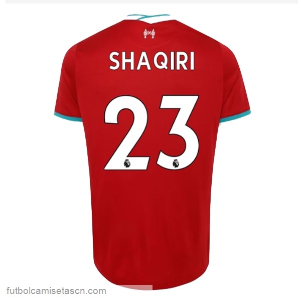 Camiseta Liverpool NO.23 Shaqiri 1ª 2020/21 Rojo